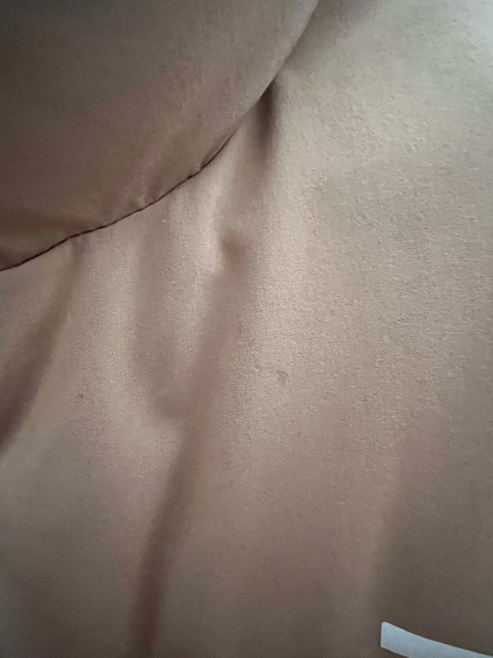 Padded Stand-Collar Vest in Camel - Picture 3 of 5